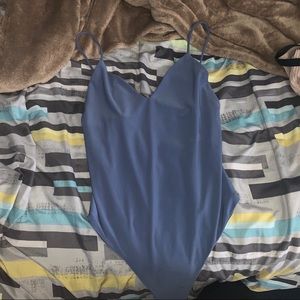 A&F Styles Boutique Blue Bodysuit